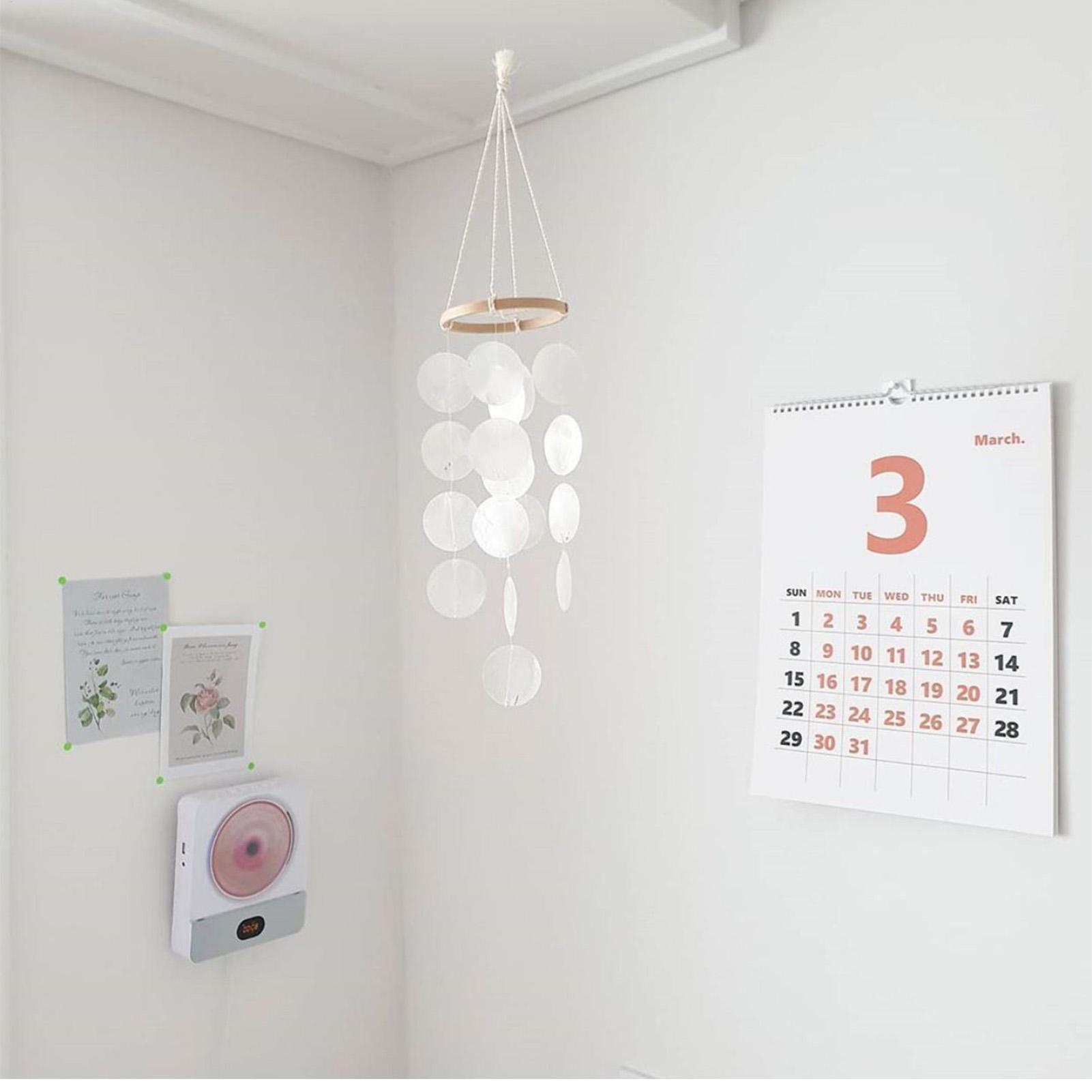 Boho Wind Chimes - Shell Wind Chimes Patio Coastal Windchime