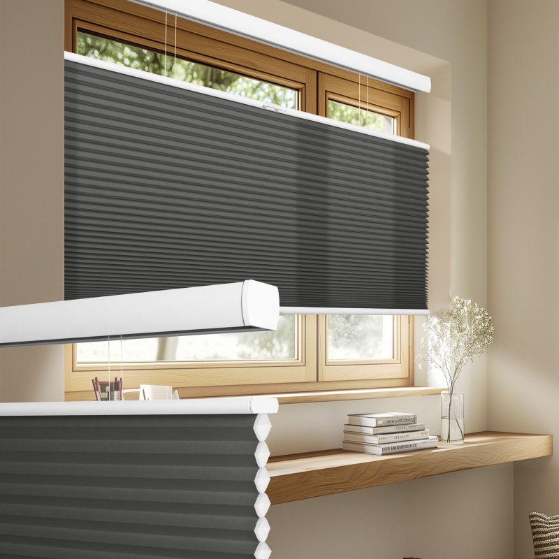 Home Decor Window Blinds - Modern Design Resist Sunlight Easy Install