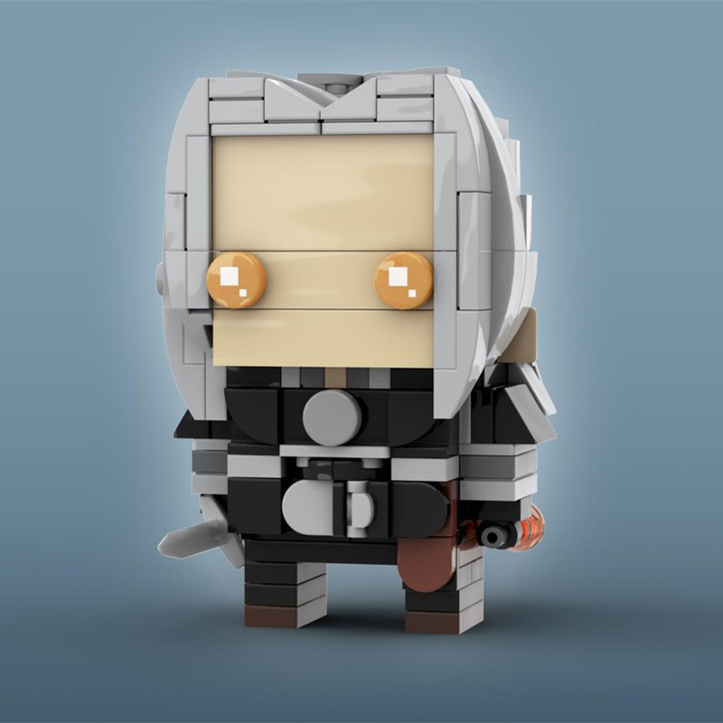 Home Decor Netflix - 219pcs MOC Geralt Rivia Brickheadz Netflix