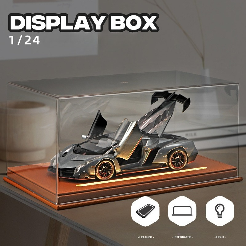 Home Decor Organizer - Acrylic Display Box with Light for