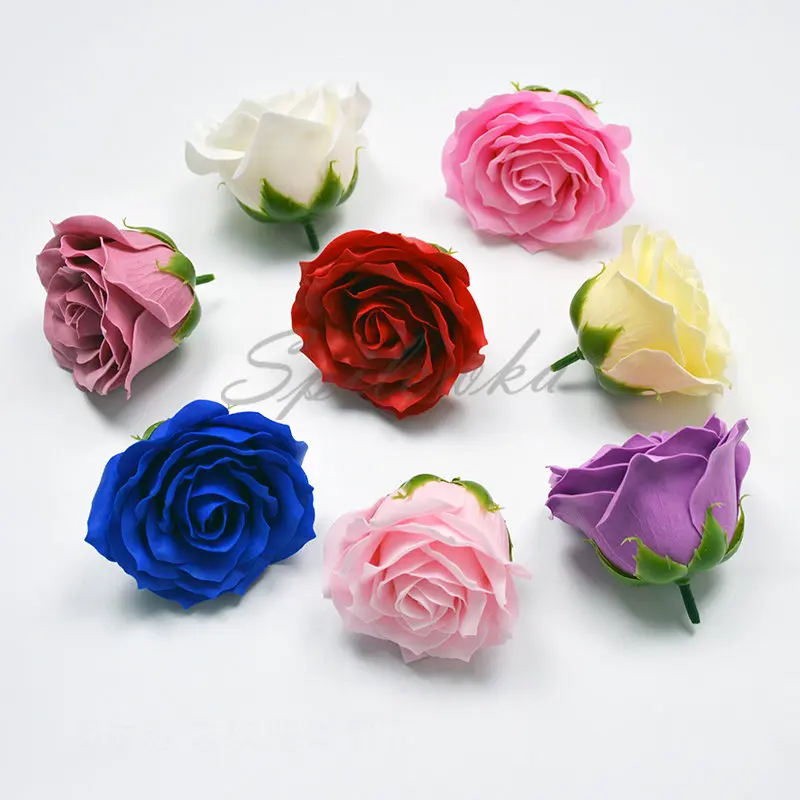 Home Decor Halloween - Spilewka 6-Layer Dia7cm Quality Roses Flowers