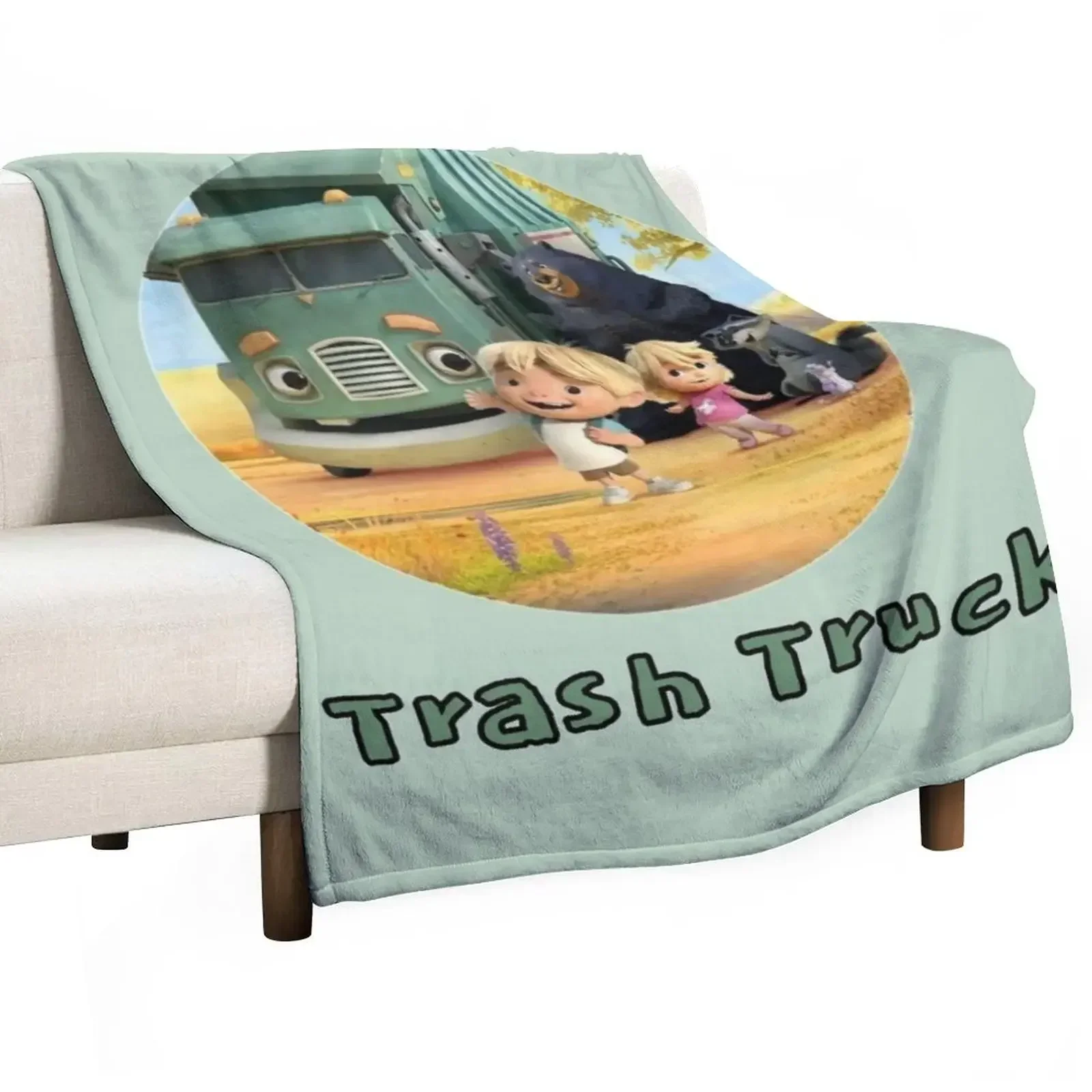 Home Decor Netflix - Trash Truck Netflix animation movie Throw
