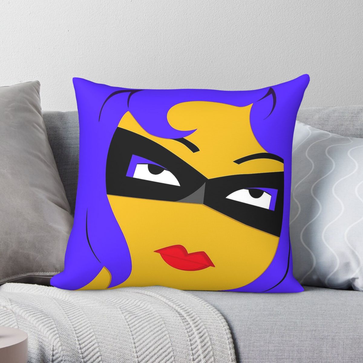Home Decor Netflix - 2018 Netflix Masked Woman Pillowcase Polyester