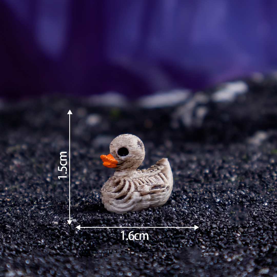 Home Decor Duck - Gothic Skull Ducks Resin Ornament Figurines