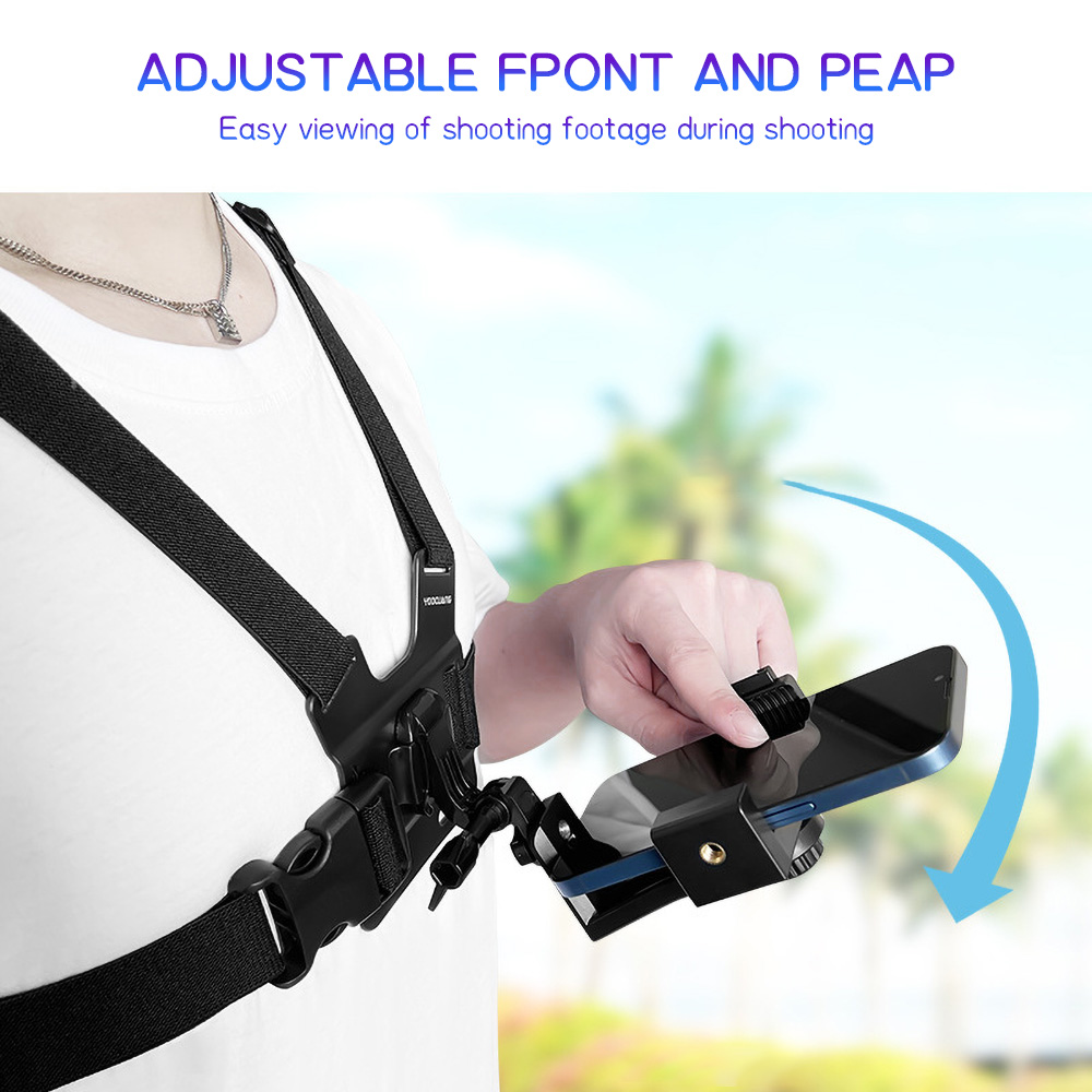 Home Decor Organizer - Chest Mount Phone Strap Holder Adjustable