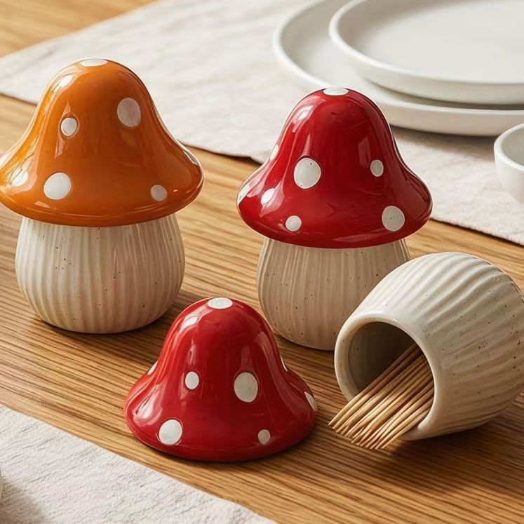 Cartoon Mushroom Ceramic Stora - огляд і ціна Home Decor Organizer