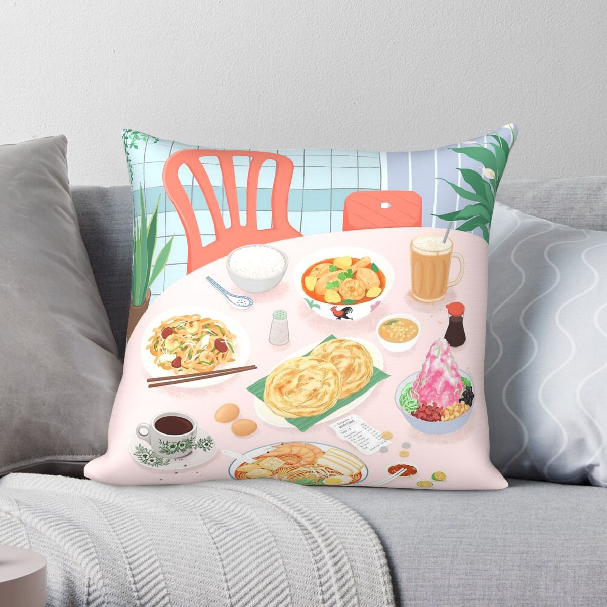 Kopitiam Food Malaysia Pillowc - огляд і ціна Home Decor Malaysia