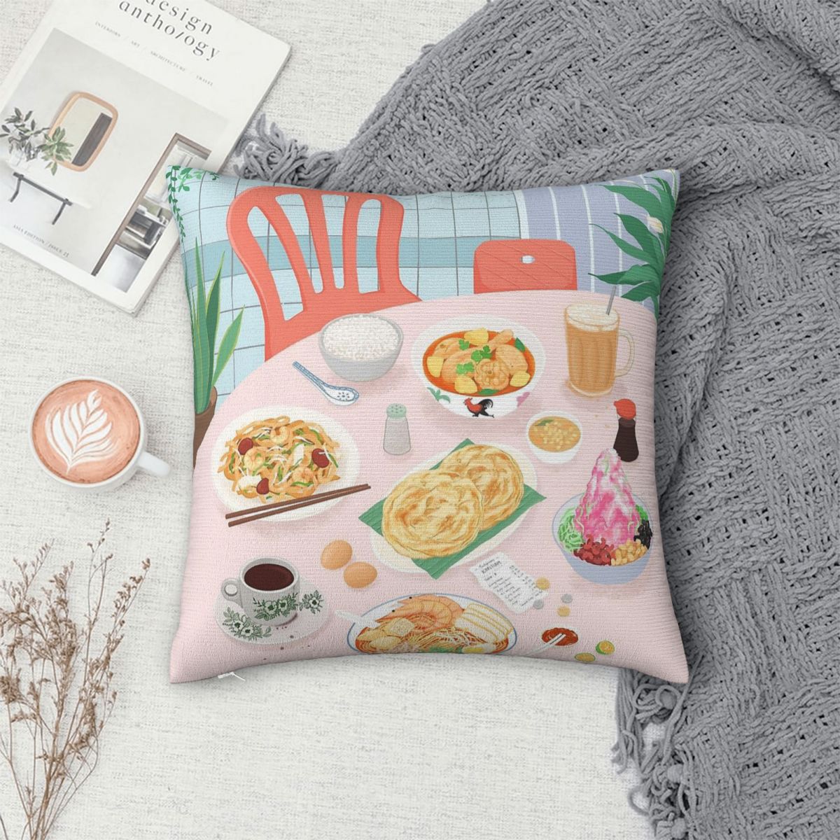 Kopitiam Food Malaysia Pillowc - огляд і ціна Home Decor Malaysia