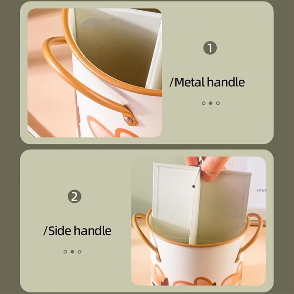 Retro Tableware Storage Bucket - огляд і ціна Home Decor Retro