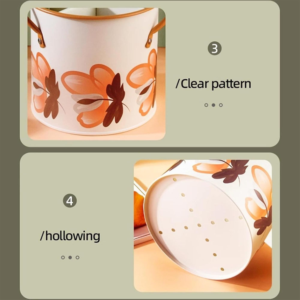 Retro Tableware Storage Bucket - огляд і ціна Home Decor Retro