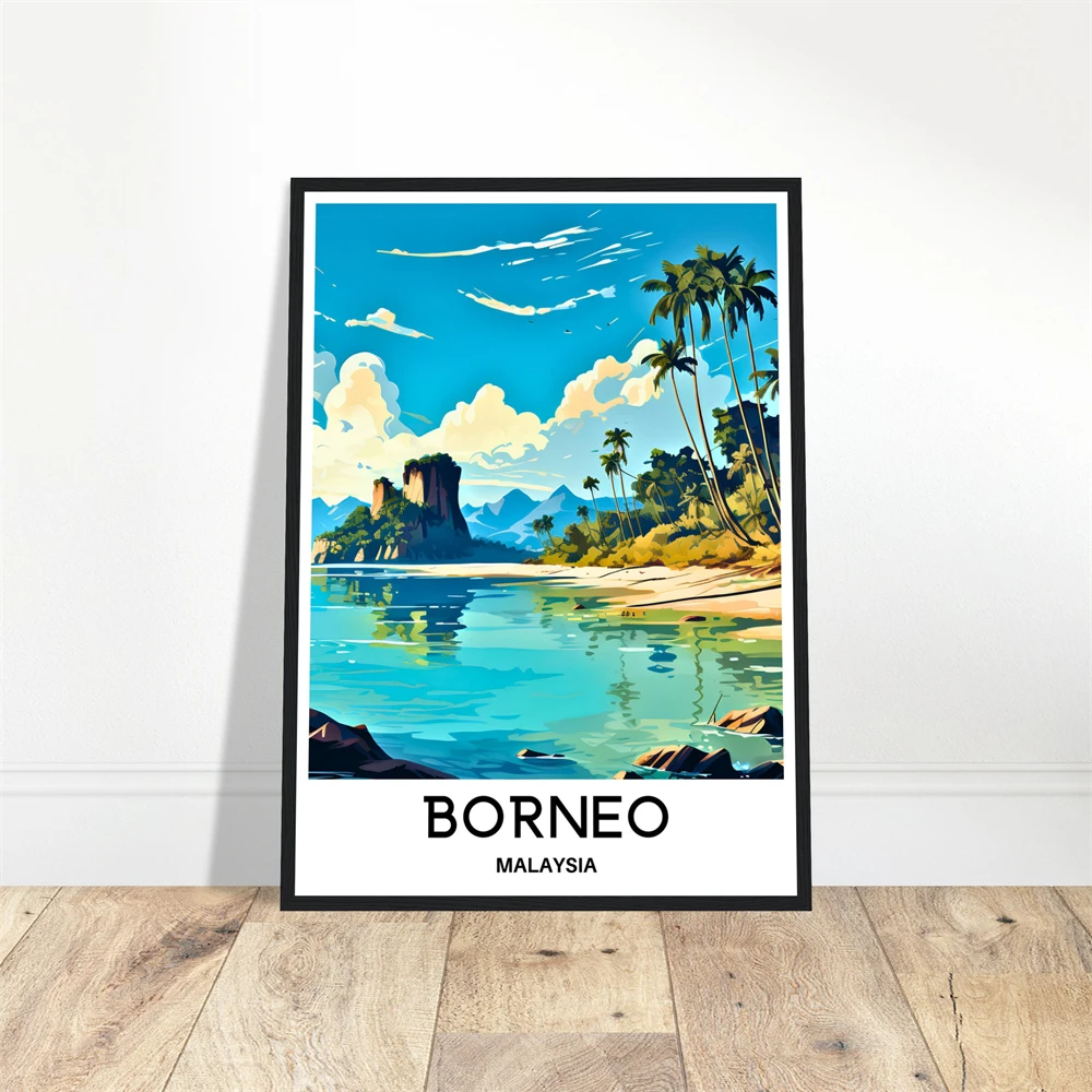 Penang Malaysia Travel Poster  - огляд і ціна Home Decor Malaysia
