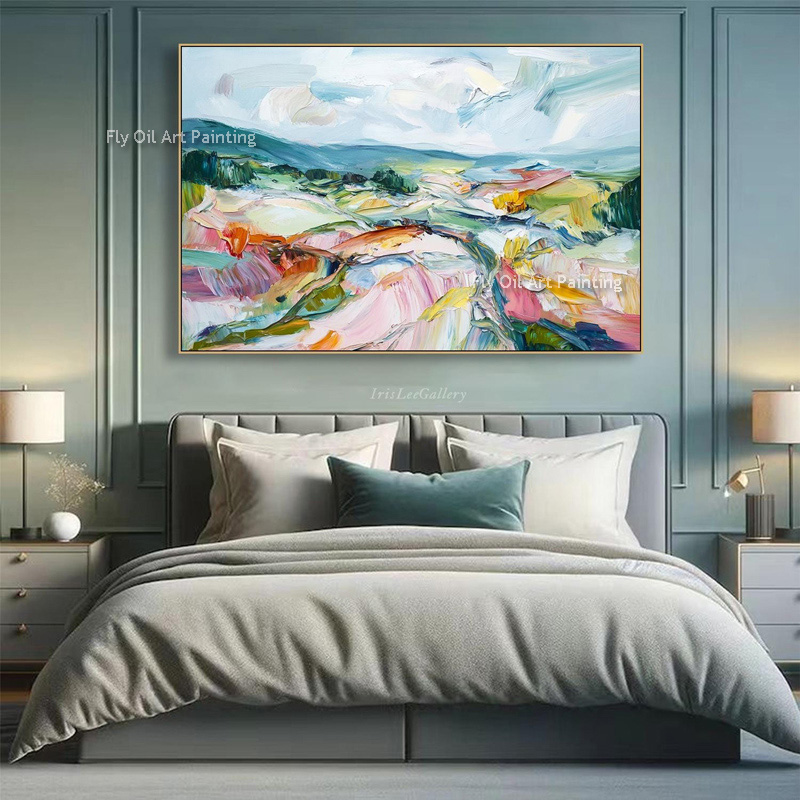 Hand Painted Palette Knife Lan - огляд і ціна Home Decor Color Palettes