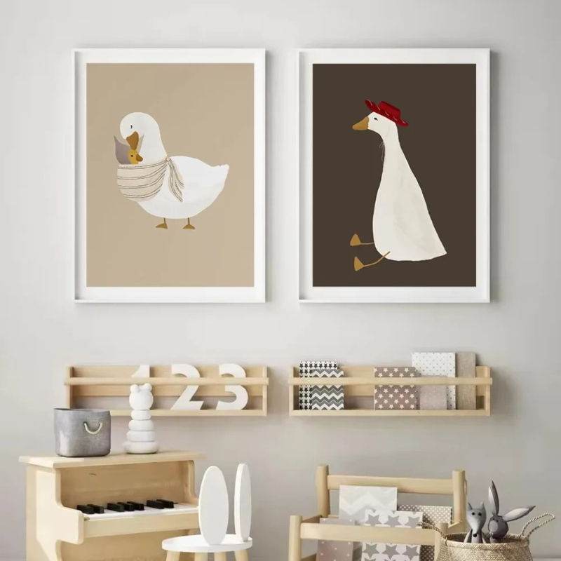 Pink Bow Goose Hat Mother Duck - огляд і ціна Home Decor Duck