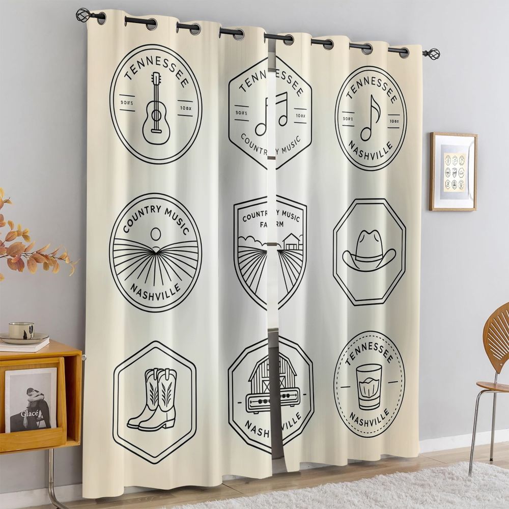 Tennessee Country Music Theme  - огляд і ціна Home Decor White