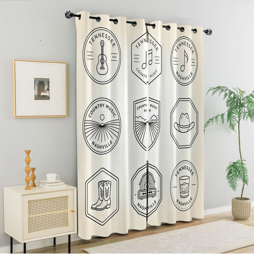 Tennessee Country Music Theme  - огляд і ціна Home Decor White