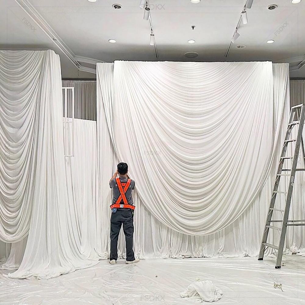 FSDKX Cheap White Ice Silk Clo - огляд і ціна Home Decor White