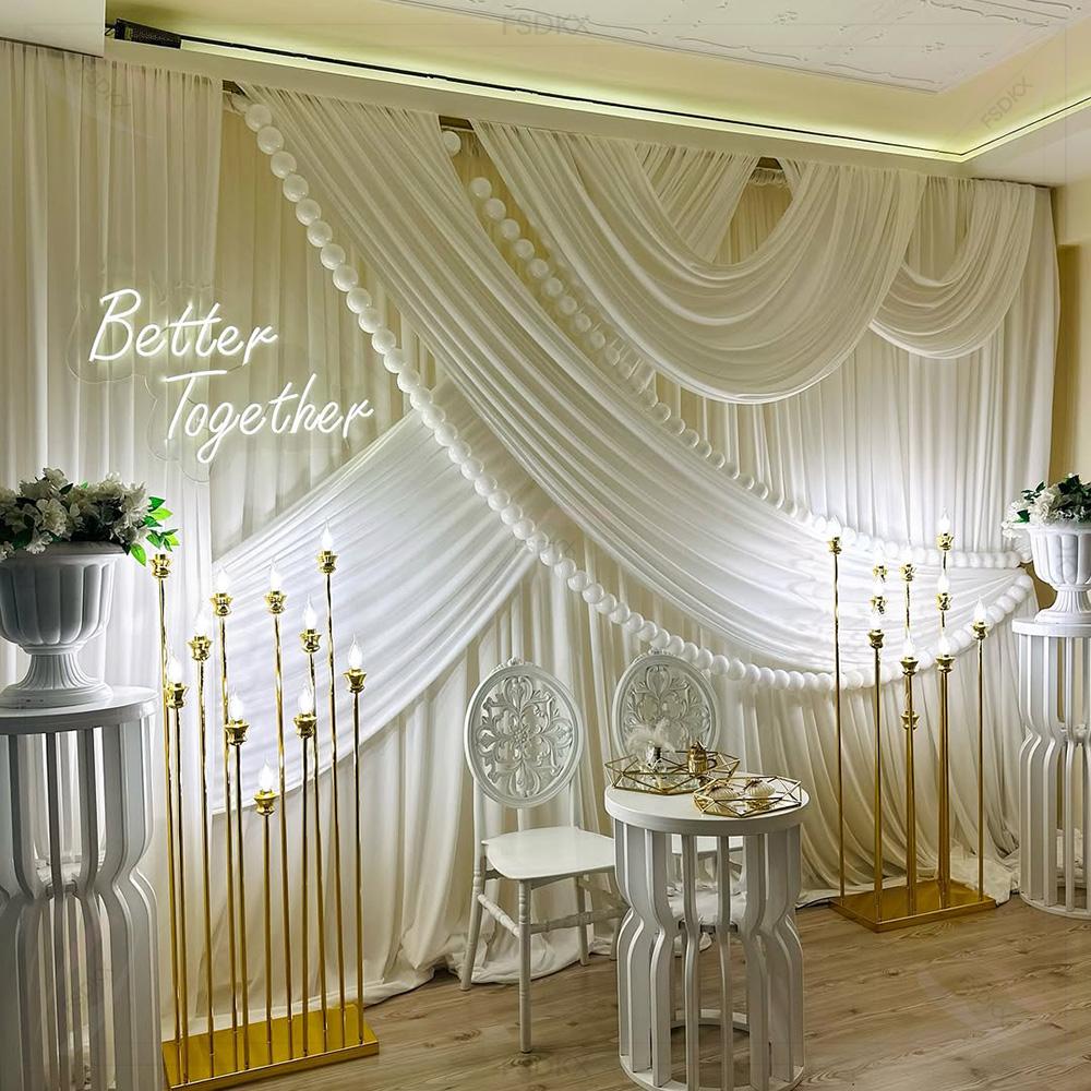 FSDKX Cheap White Ice Silk Clo - огляд і ціна Home Decor White