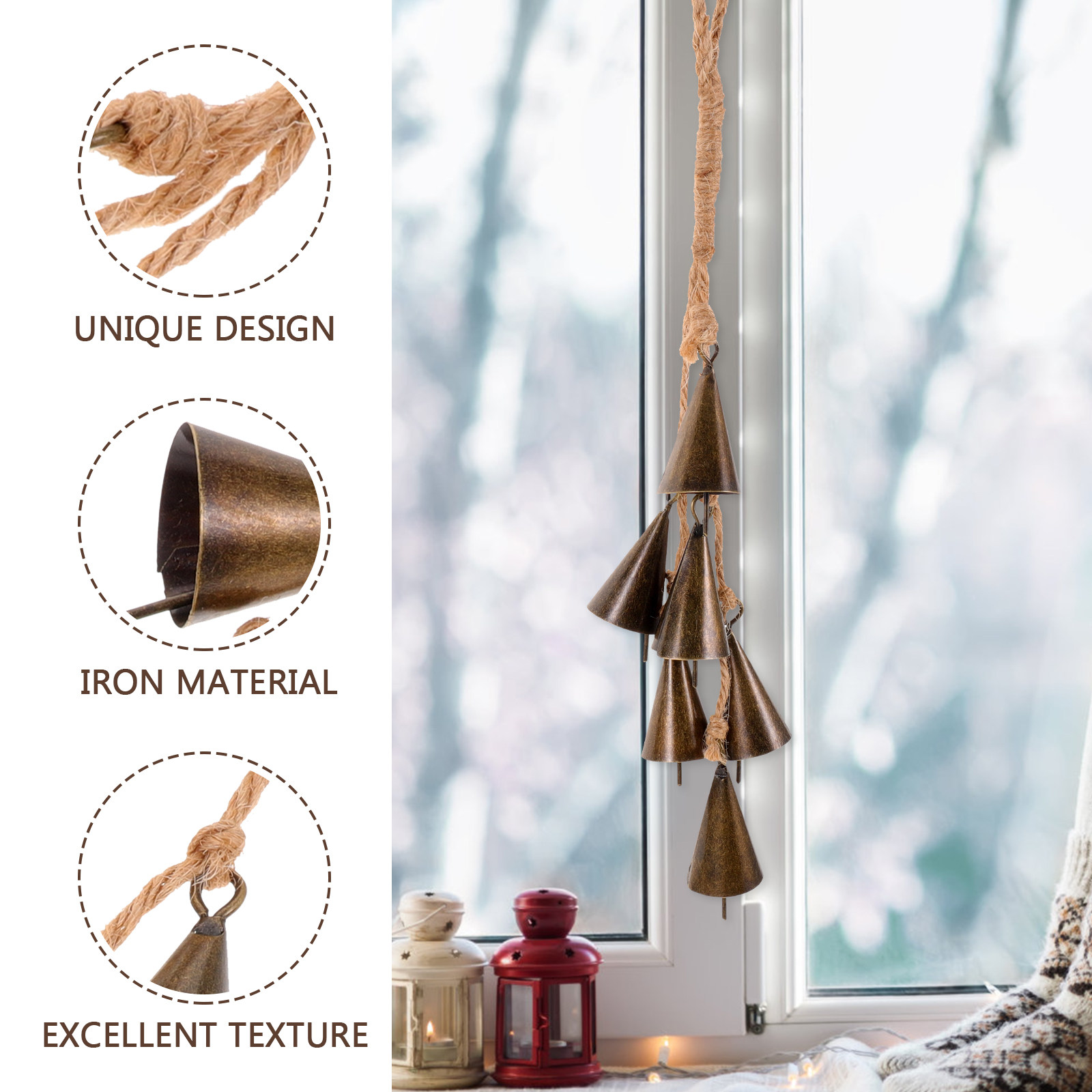 Decorative Witch Bell Wind Chi - огляд і ціна Boho Wind Chimes