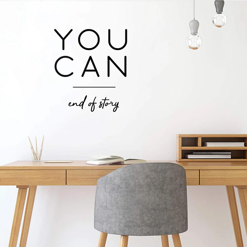 1pc Quotes Wall Sticker Self-a - огляд і ціна Home Decor Window Blinds