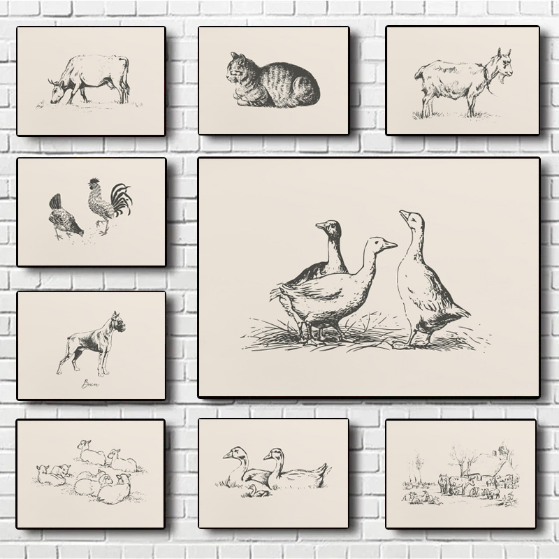 Antique Farm Animals Duck Shee - огляд і ціна Home Decor Duck
