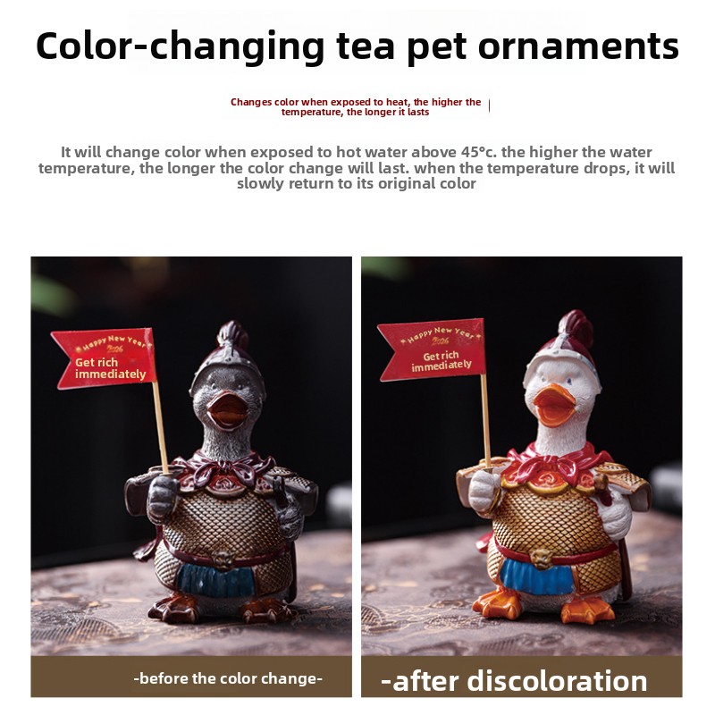 Color Changing Warrior Duck Te - огляд і ціна Home Decor Duck