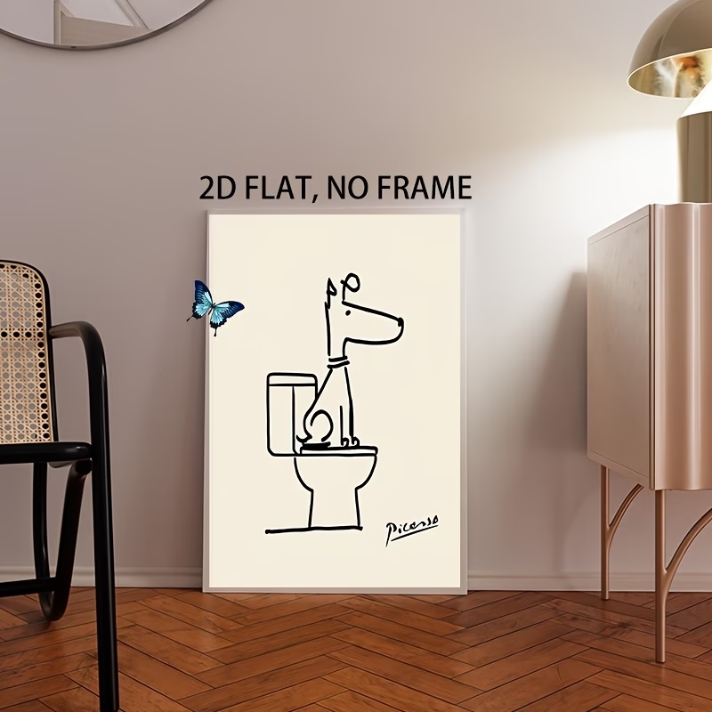 Modern,Retro Fun Dog Toilet Pi - огляд і ціна Home Decor Retro