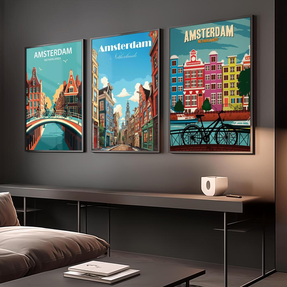 Amsterdam Netherlands Poster P - огляд і ціна Home Decor Netherlands