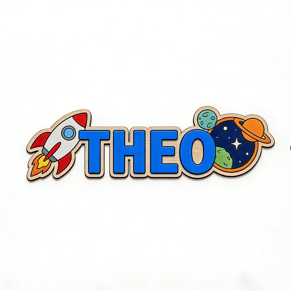 Personalized Space Rocket Name - огляд і ціна Home Decor Zone