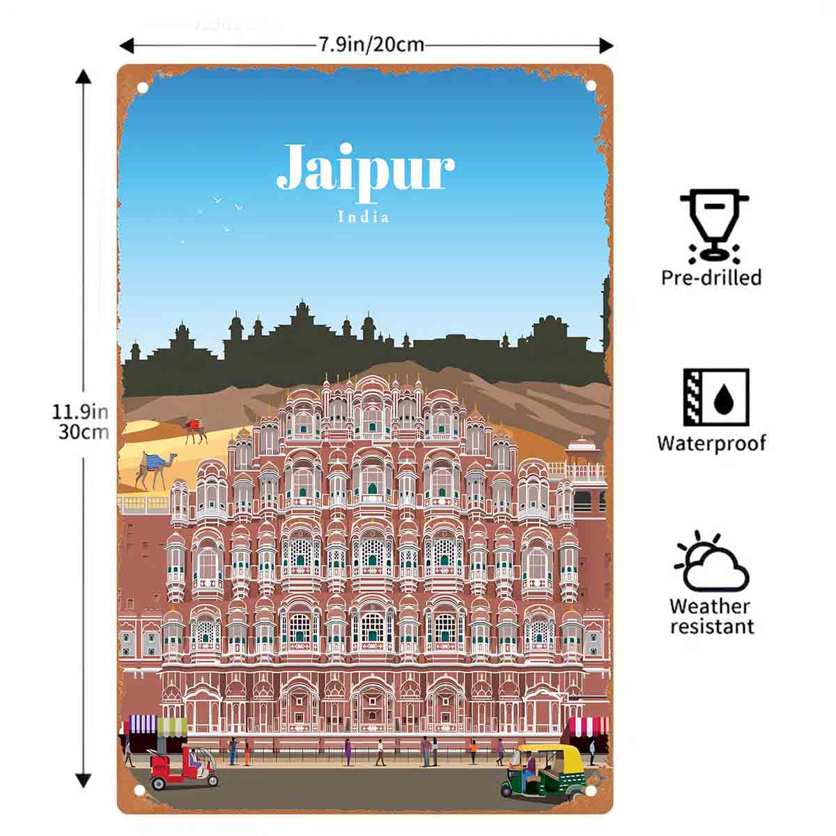 2D FLAT 1pc Jaipur India Hawa  - огляд і ціна Home Decor Jaipur