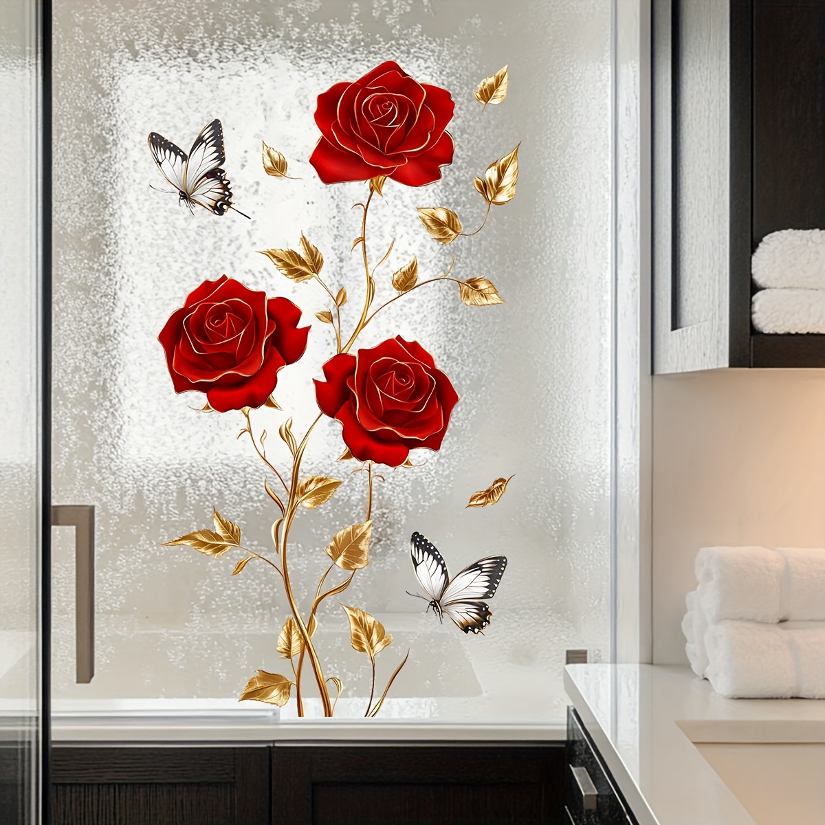 1Pc Charming and Romantic Red  - огляд і ціна Home Decor Window Blinds