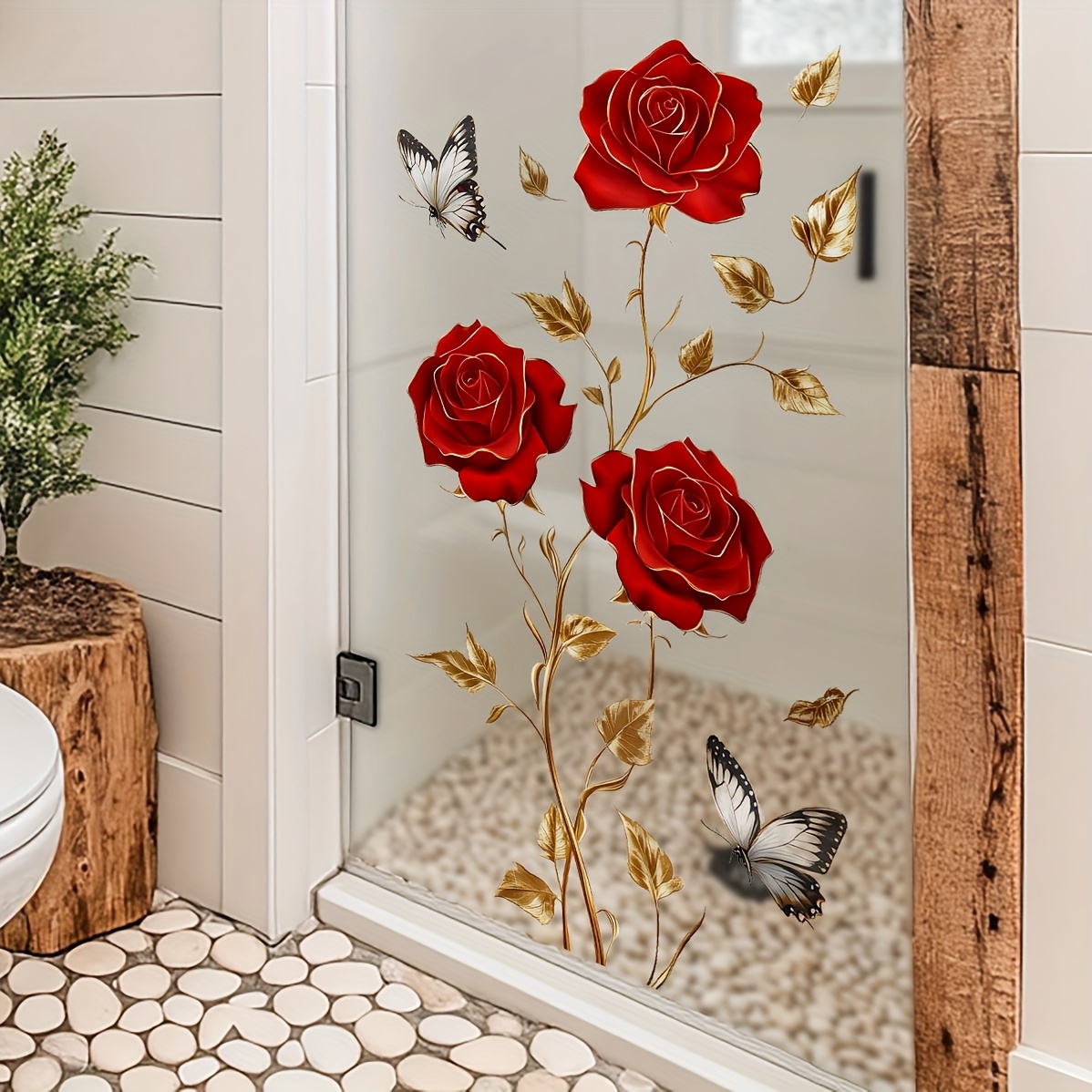 1Pc Charming and Romantic Red  - огляд і ціна Home Decor Window Blinds