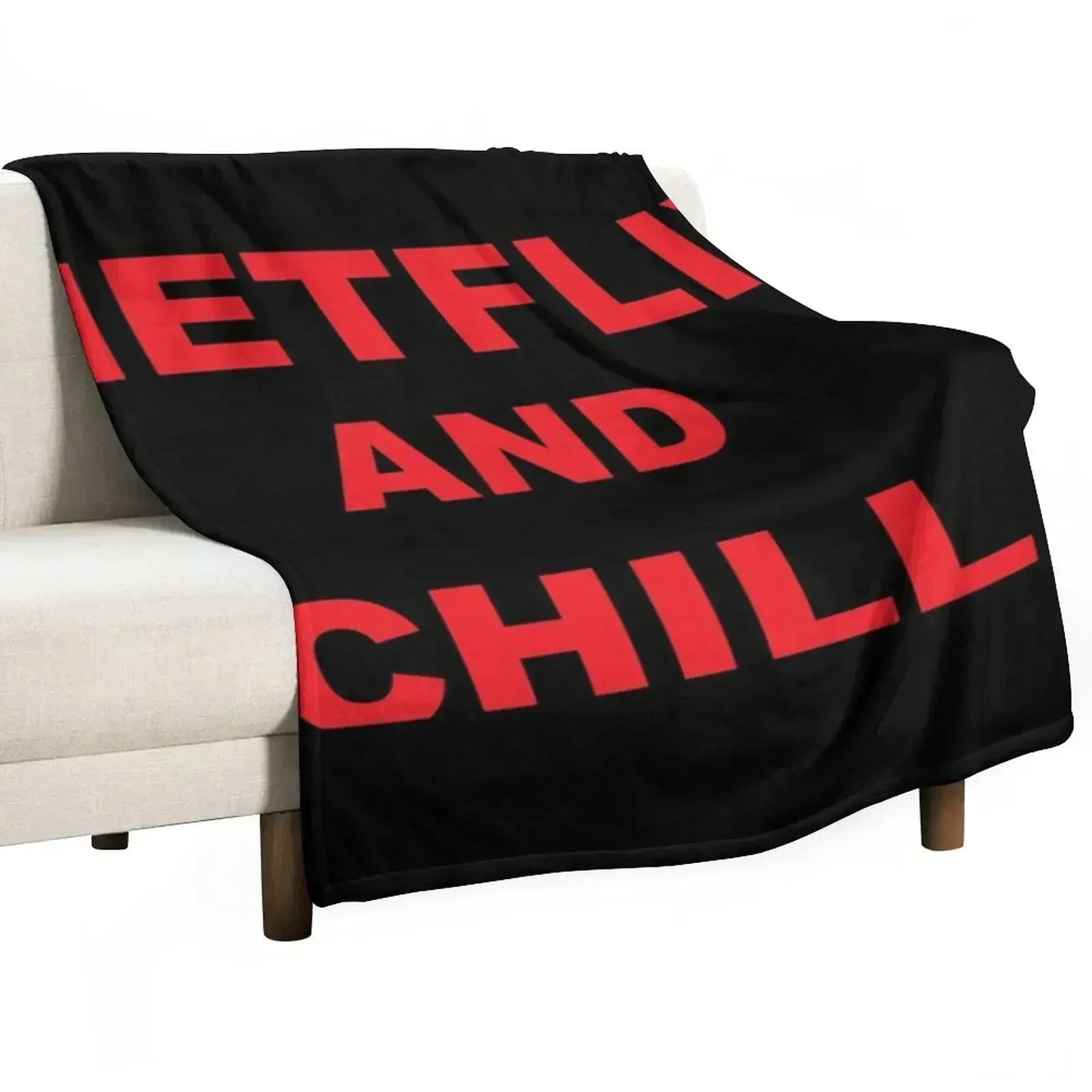 NETFLIX AND CHILL Throw Blanke - огляд і ціна Home Decor Netflix