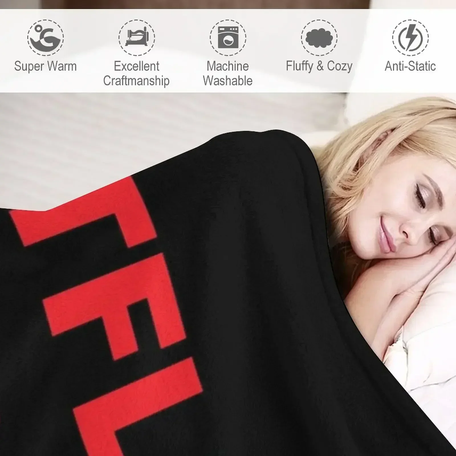 NETFLIX AND CHILL Throw Blanke - огляд і ціна Home Decor Netflix
