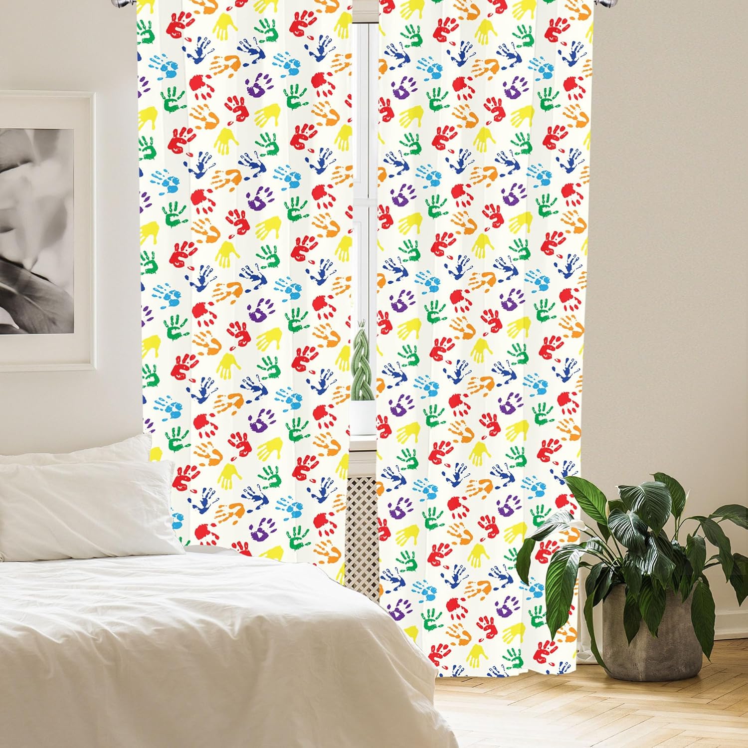 Colorful Handprint Rainbow Cur - огляд і ціна Home Decor Color Palettes