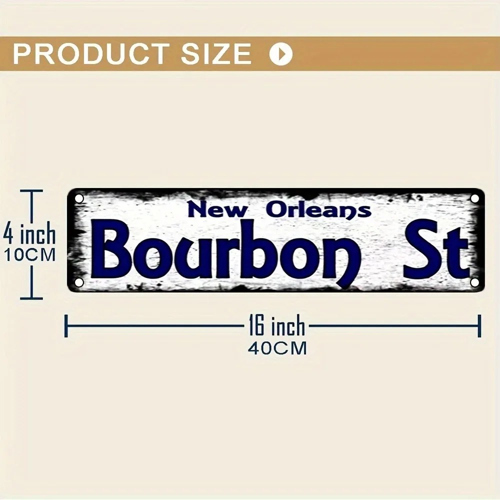 Bourbon St New Orleans Vintage - огляд і ціна Home Decor New Orleans