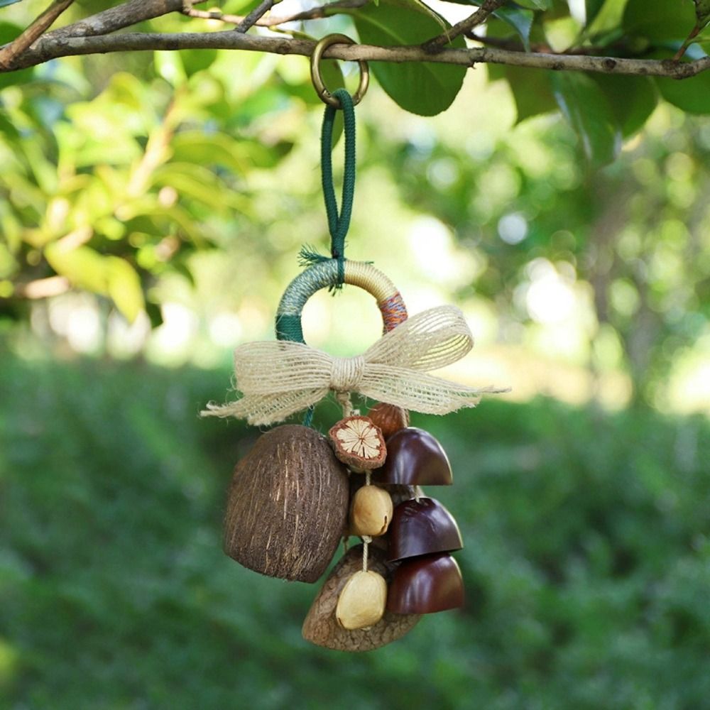 Sound Heal Natural Fruit Shell - огляд і ціна Boho Wind Chimes
