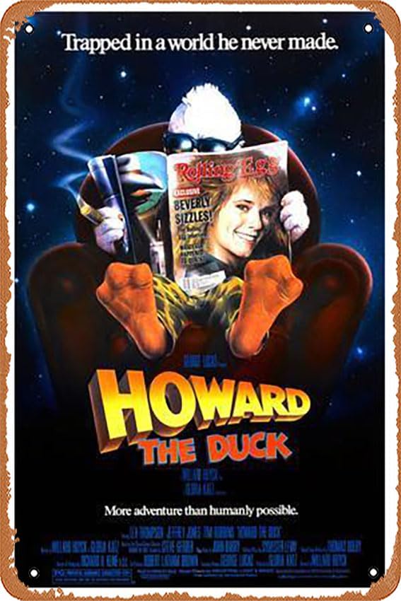 Metal Tin Sign  - HOWARD THE D - огляд і ціна Home Decor Duck