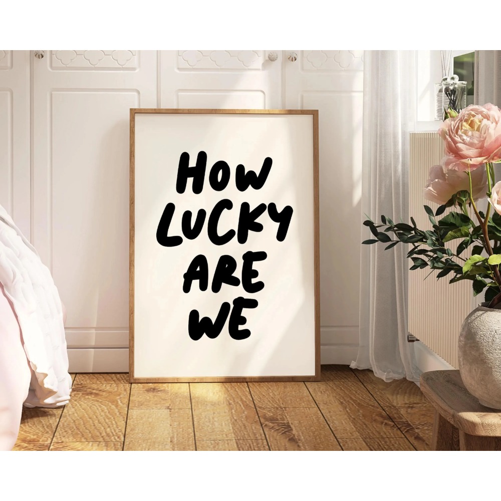 How Lucky Are We Pink Red Stri - огляд і ціна Home Decor How To