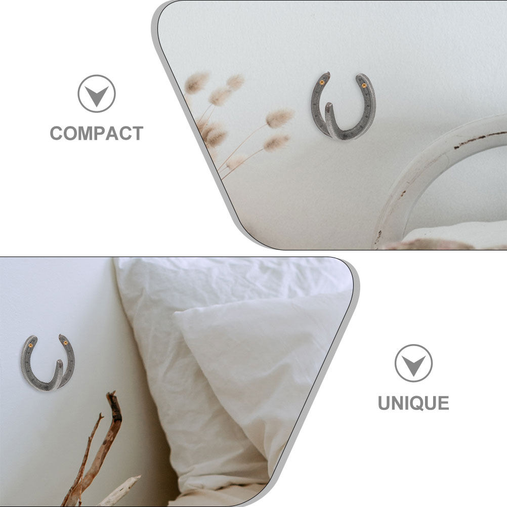 3Pcs Horseshoe Shape Wall Hook - огляд і ціна Home Decor Organizer
