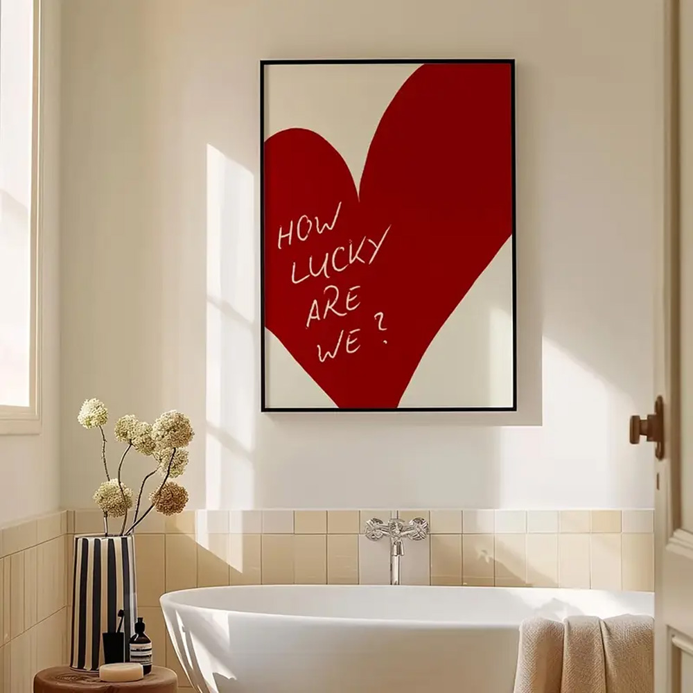 1 Piece Frameless Red Love Hea - огляд і ціна Home Decor How To