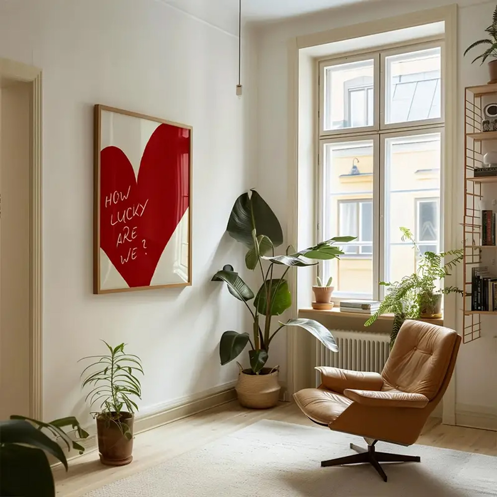1 Piece Frameless Red Love Hea - огляд і ціна Home Decor How To