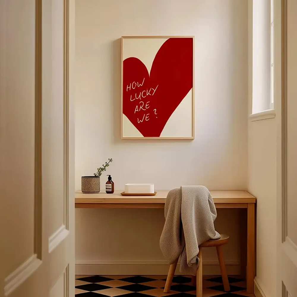 1 Piece Frameless Red Love Hea - огляд і ціна Home Decor How To