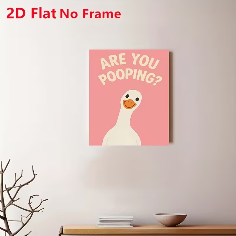 Modern Pink Are You Pooping Qu - огляд і ціна Home Decor Duck