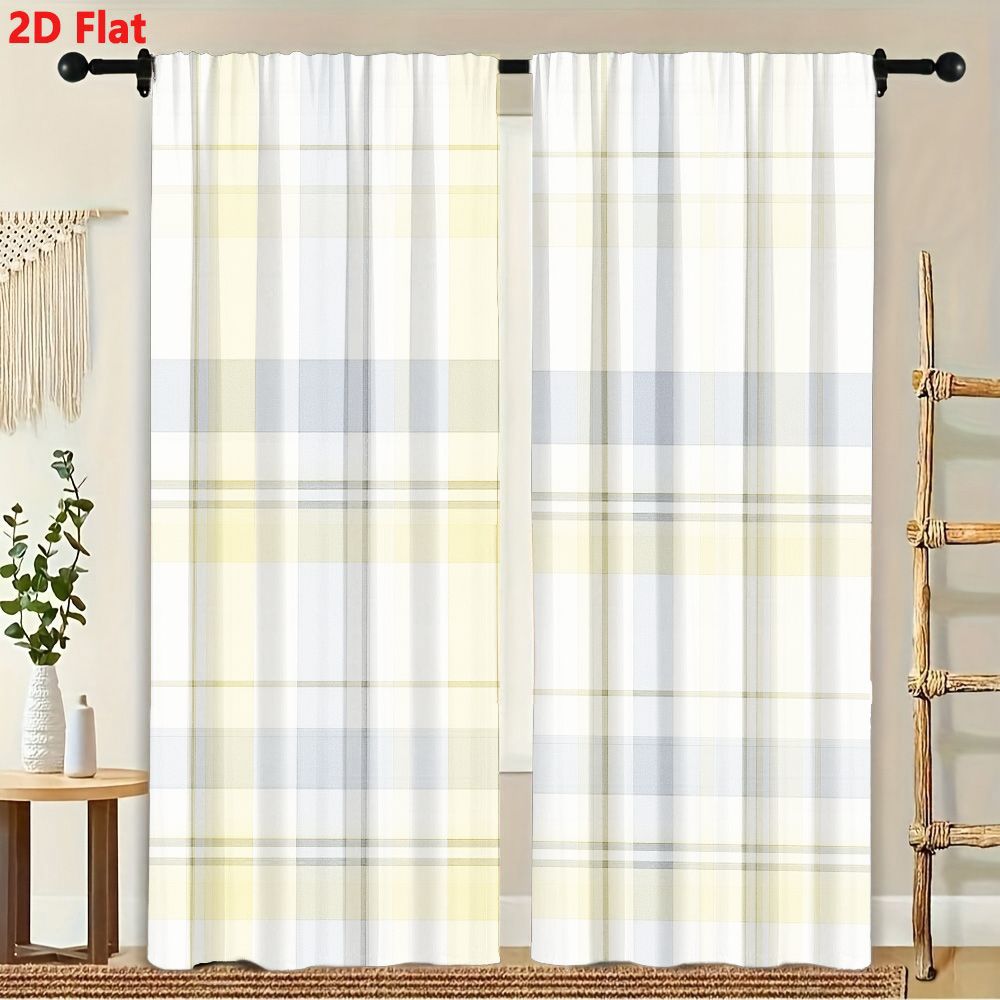 2Pcs Curtains 2D Flat Seamless - огляд і ціна Home Decor Color Palettes