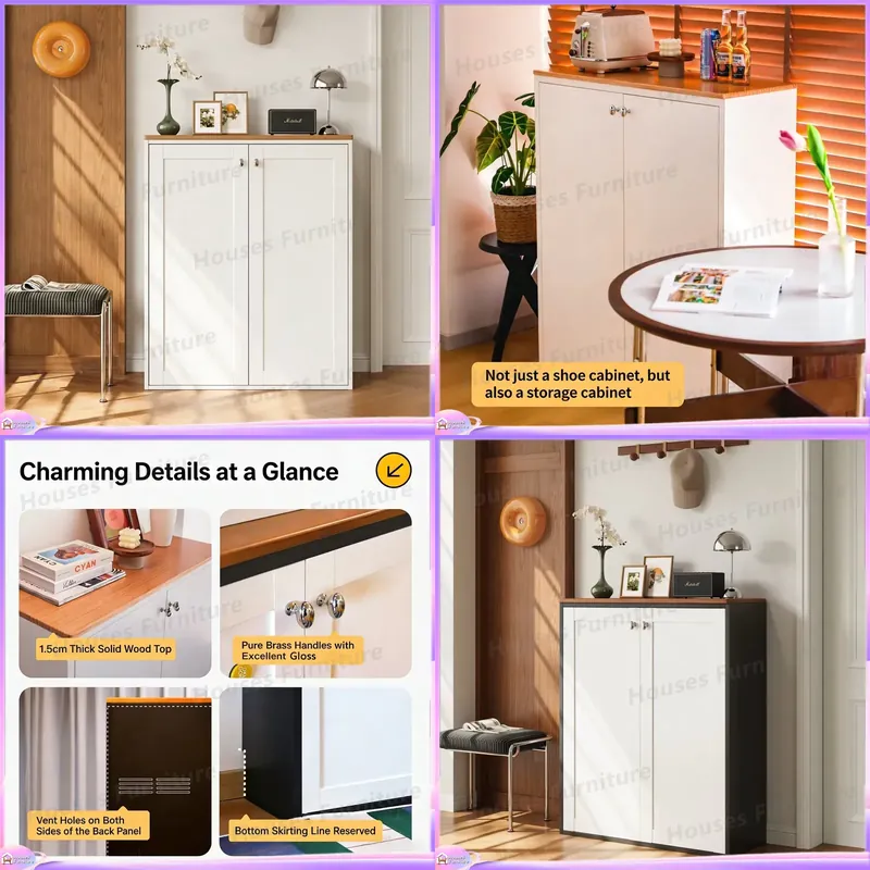 Modern Shoe Cabinet Storage Or - огляд і ціна Home Decor Organizer