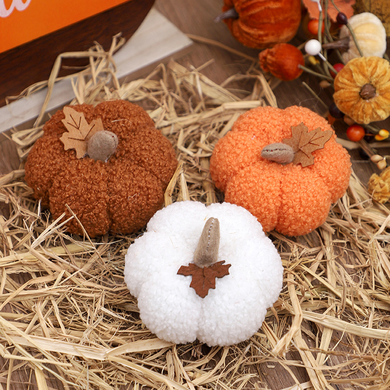 Fluffy Pumpkin Plush Halloween - огляд і ціна Home Decor Halloween
