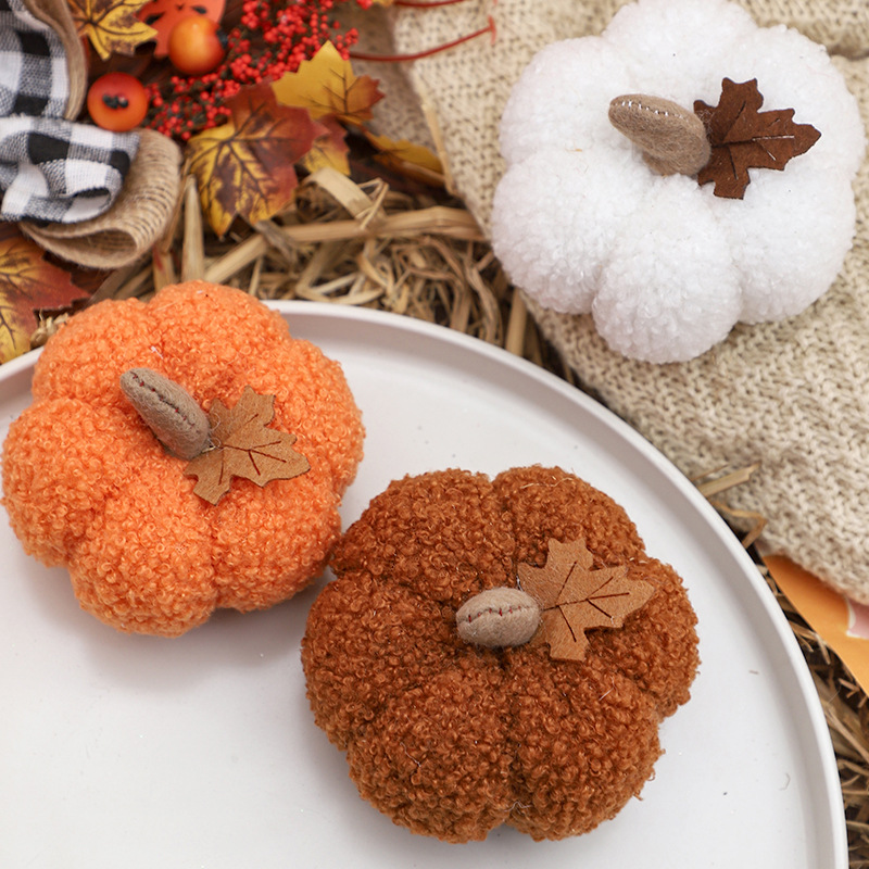 Fluffy Pumpkin Plush Halloween - огляд і ціна Home Decor Halloween