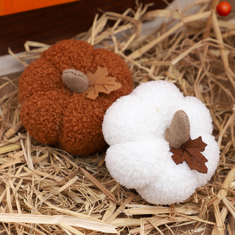 Fluffy Pumpkin Plush Halloween - огляд і ціна Home Decor Halloween