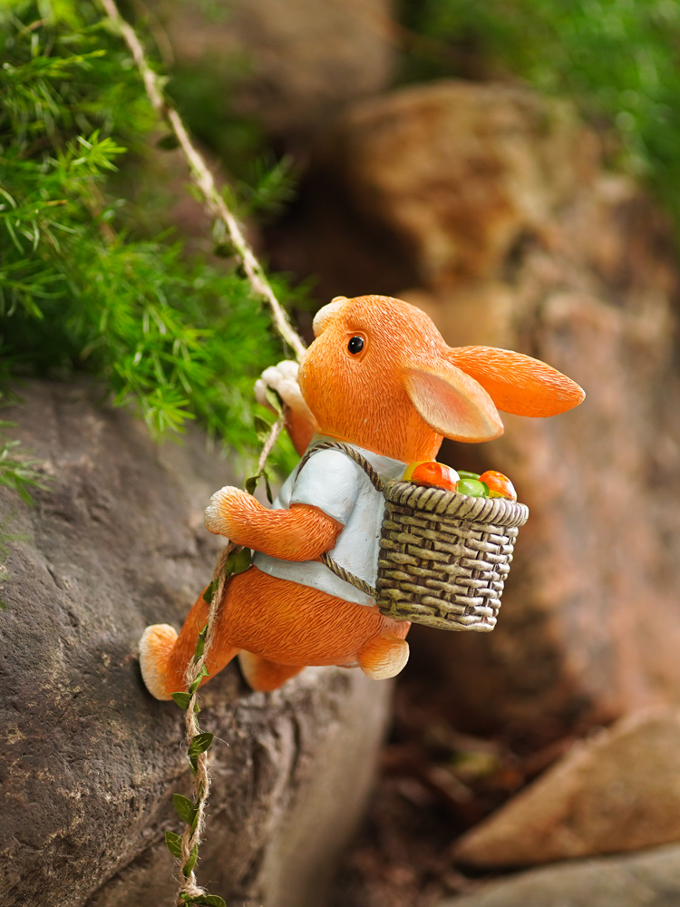 New Cute Resin Rabbit Statue C - огляд і ціна Home Decor Duck