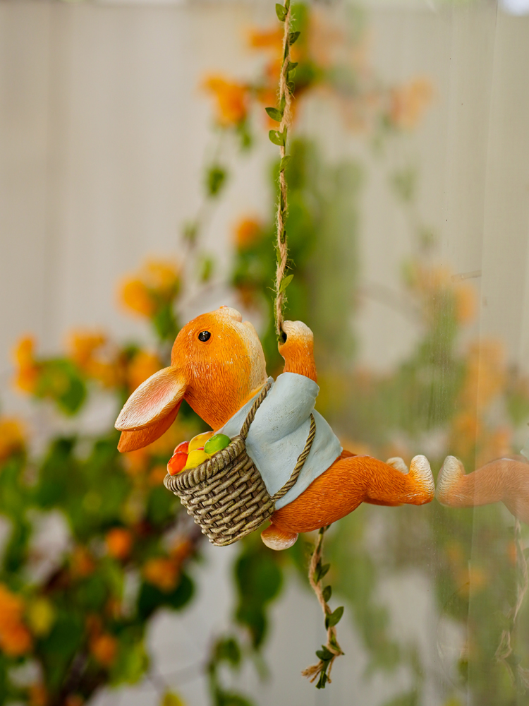 New Cute Resin Rabbit Statue C - огляд і ціна Home Decor Duck
